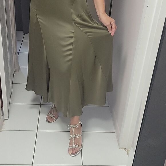 Vince olive trendy color sleep dress - Picture 3 of 10